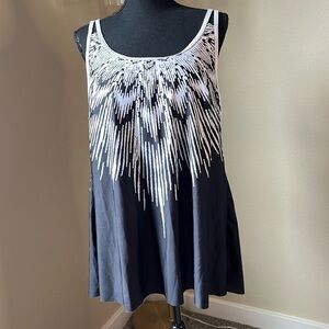 Black and white tankini​